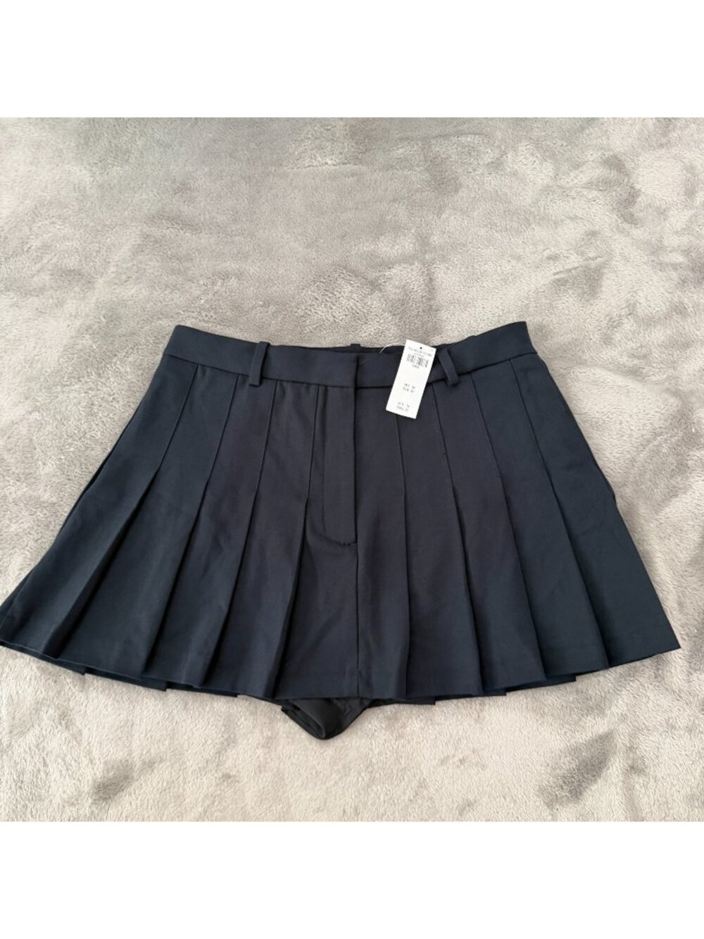NWT Abercrombie & Fitch Pleated Mini Skirt Skort Womens LARGE